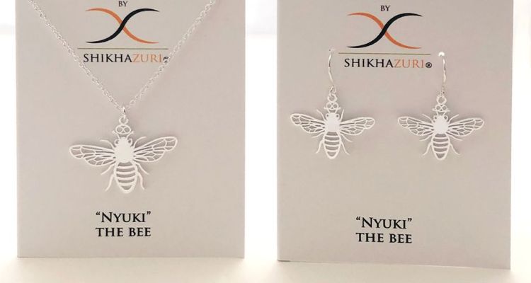 Nyuki Bee Silver Plated Necklace KSh4,000.00