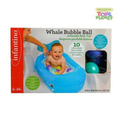 Infantino_Whale Bubble Ball Inflatable Bath Tub – Price;4069/=