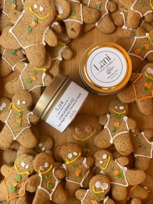 GINGERBREAD 100% SOY WAX SCENTED CANDLES Handmade with love!