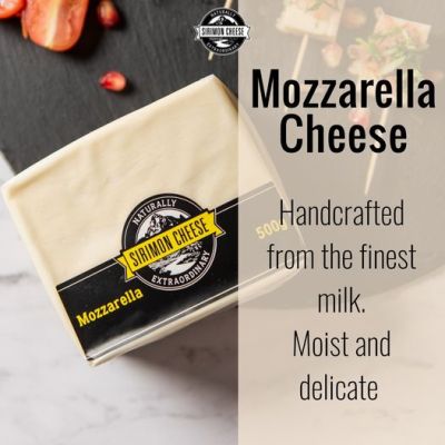 Our Mozzarella is as moist and springy as can be