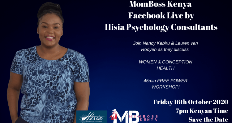 HISIA PSYCHOLOGY CONSULTANTS MOMBOSS FACEBOOK LIVE