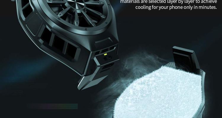 Phone Cooler, Portable Active Cooling Fan Cell Phone Radiator – ON PRE-ORDER