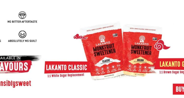 Lakanto Monkfruit Sweetener – All Natural White & Brown Sugar Substitute.