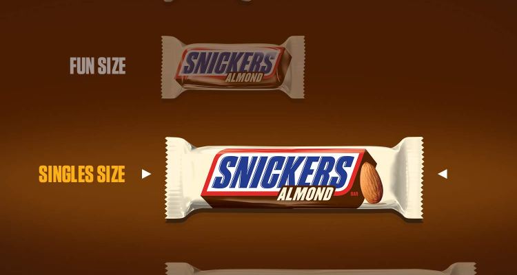 SNICKERS Almond Singles Size Chocolate Candy Bars – Pack of 24