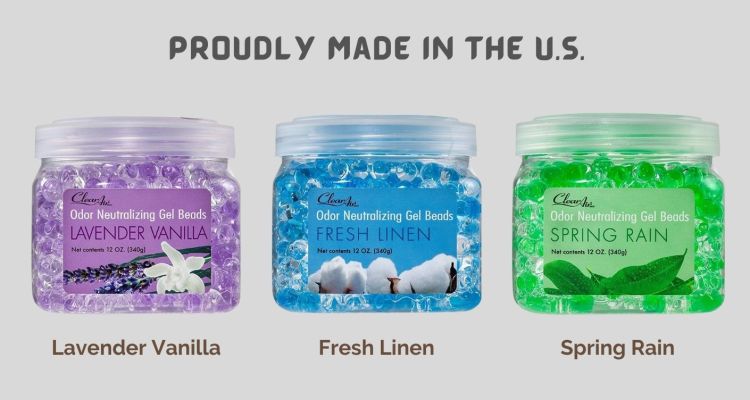 Odor Neutralizing Gel Beads – proudly Made in the USA