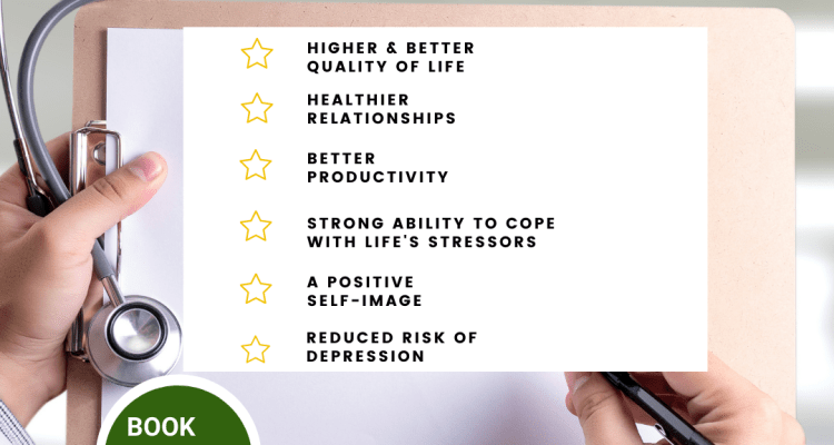 Benefits of good mental health.