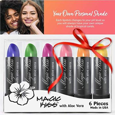 Magic Kiss Color Changing Aloe Vera Lipstick Set – Made in USA