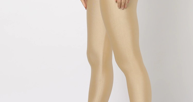 Shimmery Leggings with Elasticated Waist
