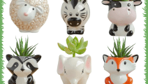 Animal Shape Ceramic Plant Pots @ Kshs 500